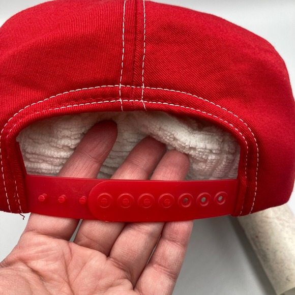 Vintage‎ Cenex Red Snapback Trucker Hat By Saint Louis Hat OS - Picture 6 of 8